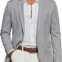 COOFANDY Mens Casual Blazer Slim Fit Sport Coats One Button Stylish Business Suit Jacket, Large