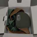 Neck Massager, Shiatsu Neck and Back Massager with Heat, 4D Kneading Simulated Human Hand Design Electric Deep Tissue Massage, Portable Body Massager for Shoulder, Pain Relief & Muscle Relax (Green With Cloth)