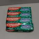 Colgate MaxFresh Clean Mint Toothpaste Pack, Fresh Breath Toothpaste with Fluoride and Hundreds of Mini Breath Strips, Leaves Mouth Feeling Refreshed for Hours, 4 Pack, 6.3 oz