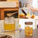 17 Fl oz/500 ml Glass Food Storage Jar, Premium Clear Glass Container Jar with Airtight Screw-on Wooden Lid, Kitchen Canisters for Coffee,Tea,Pasta,Cookies, Nuts,Spice,Candy,Overnight OatmealSmall)