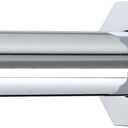 Ivilon Tension Curtain Rod - Hexagonal Spring Tension Rod for Windows or Shower, 24 to 36 Inch, Chrome