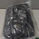 HOVEOX 6 Pieces Cowboy Costume Outfit for Men Women Hat Scarf Accessories Set for Halloween Cosplay (Black)