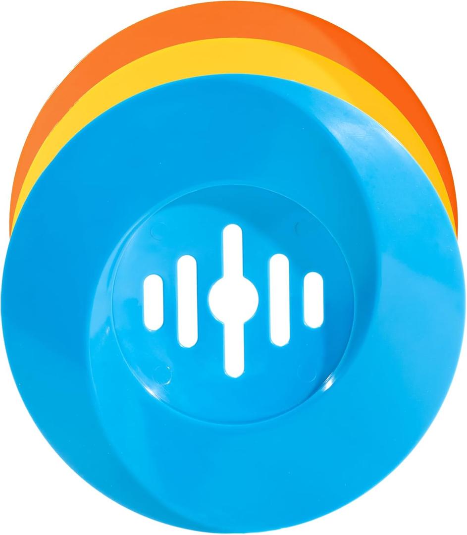 Li & Zhao Dog Drinking Float Plate - 3 PCS Floating Disk for Spill Proof Dog Water Bowl Dispenser No Spill Water Bowl Floating Disk Slow Drinking for Most Pet