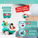 iPlay, iLearn Baby Airplane Toys, Cool Remote Control Plane Toy for Toddlers 2-3, Infant Musical RC Helicopter W/Light Sound, Birthday Gifts for 18 24 Month 2 3 4 Year Old Boy Girl Kids Children