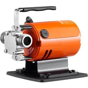 VEVOR Water Transfer Pump 115V, Utility Pump, 360 GPH Larger Flow, 46FT High-Lift, 1/10 HP Portable Electric Utility Pump with Water Hose Kit, Incl. Carbon Brushes, Impeller etc. For Water Removal