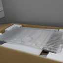 33 Drop In Black Kitchen Sink Workstation, Dorzom 33x22X10 Inches Topmount 16 Gauge Black Stainless Steel Drop In Kitchen Sinks Single Bowl Sink with Workstation and All Accessories