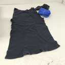 Hanes Men's FreshIQ Odor Control ComfortSoft Moisture Wicking Tagless Tank Undershirts 3 Pack XL Black and Blue