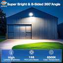 Solar Lights Outdoor - 168LED 6500K Daylight, 8-Sided Solar Flood Light with Motion Sensor and Remote Control, IP66 All-Weather, 3 Mode Dusk-to-Dawn for Pathway, Garden, Yard, 2 Pack