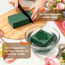 Pack of 48 Floral Foam Blocks, 8.9"x4.1"x2.7" Dry and Wet Flower Foam for Fresh and Artificial Flowers, Florist Styrofoam Flower Arrangements Supplies, Decorations for Wedding, Birthdays and Garden