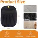 2pcs Pet Hair Remover Gloves for Cats & Dogs,Electrostatic Pet Hair Removal Gloves, Reusable Cat & Dog Hair Remover for Couch, Furniture, Carpet, Curtain, Upgraded Animal Fur Removal Tool (2)