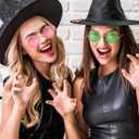 Flutesan 12/24 Pcs Pink and Green Sunglasses Witch Themed Party Favor Princess and Witch Sunglasses Birthday Party Photo Prop