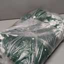 GarveeHome Christmas Washable Area Rugs 4x6 Rug for Living Room Snowflake Entryway Rug Non-Slip Soft Bedroom Rugs Low Pile No-Shedding Indoor Decorative Rug for Kitchen Entrance Bedroom, Green