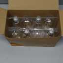 Ascher Vintage LED Edison Bulbs, 6W, Equivalent 60W, Non-Dimmable, Warm White 2700K, ST58 Antique LED Filament Bulbs with 80+ CRI, E26 Medium Base, Clear Glass, Pack of 8