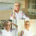 AMOMOMA Retro Aviator Reading Glasses for Women,Men,Men Blue Light Blocking Computer Readers Spring hinge AM6186 (Ac2.tortoise+c3.yellow Tortoise)