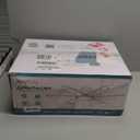 Yoedivu Ceiling Fans with Lights - 35 Inch Small Low Profile Ceiling Fan and Remote,Flush Mount Ceiling Fan with 5 Reversible Blades 6 Wind Speeds, Black Modern Ceiling Fans for Bedroom Kitchen