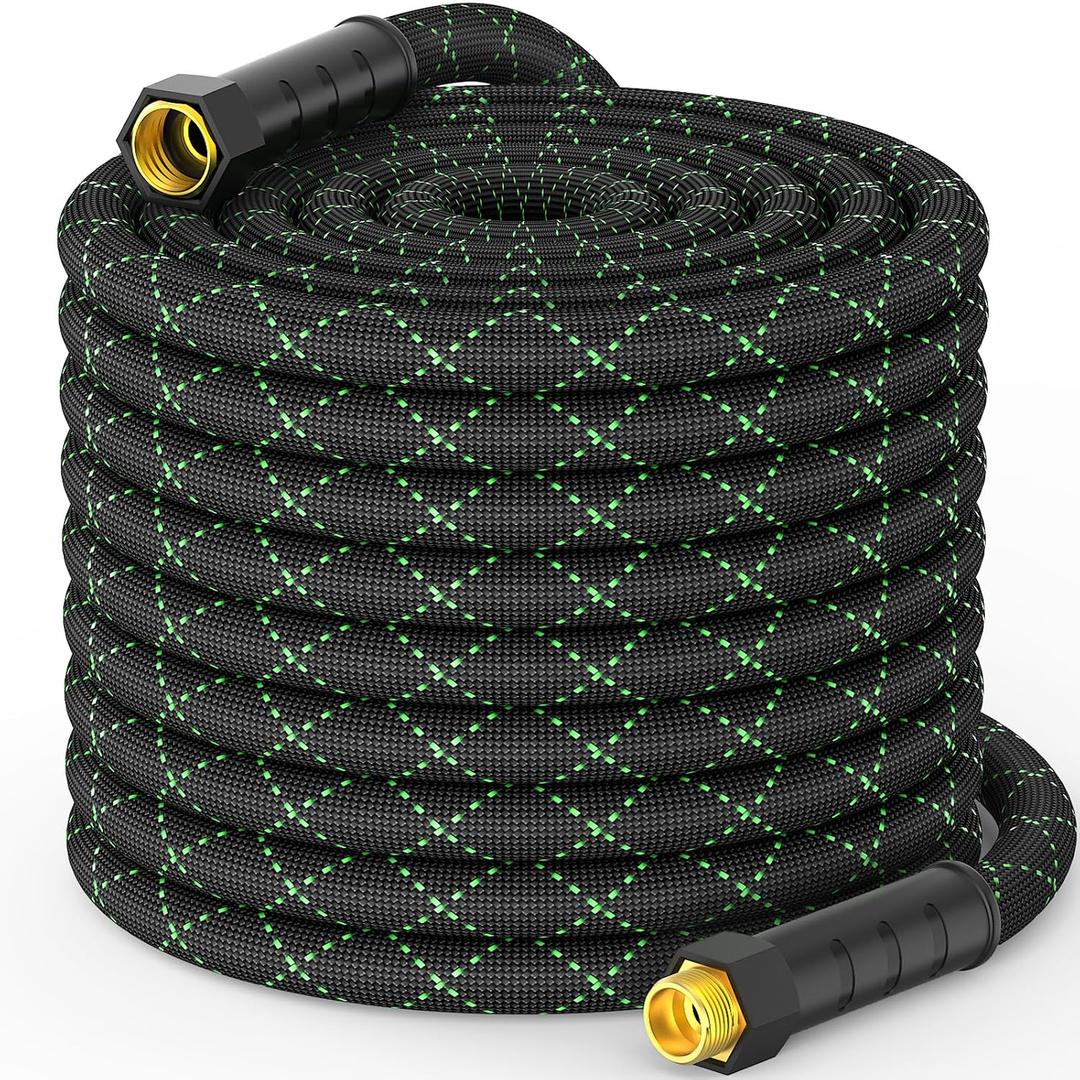 Garden Hose 50 FT, Non-Expandable Kink Free Water Hose,Lightweight Flexible