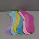 Pembrook Ankle Diabetic Socks for Women & Men | 6 Pairs | Wide Non Binding Socks Quarter Length | Edema Neuropathy Socks (Large, Pastel Colors Pack - 6 Pairs)