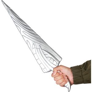2 x 20.8" Knight Sword Halloween Costume Cosplay Accessory for Party Stage Performance Photo Prop Silver, Large