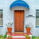 10 Inch Metal House Numbers, House Address Letters and Numbers for Outside Signs, Metal Letters Door Numbers Signage Street Address Plaque for Garden Door Mailbox Decor (Letter F)