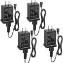 4 Pack 29V 13W Class 2 Power Supply with 9.8Ft Extension Cord, LED Light Plug for Christmas Tree Lighting, Waterproof IP44 LED Light Adapter for Christmas, Holiday String Lighting Outdoor