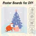 12 Pack Trifold Poster Board, 28x40 Inches White Presentation Board, Portable Display Board for Science Fair, School DIY Project and Business Exhibitions