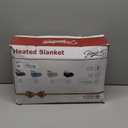 Homemate Heated Electric Blanket Queen Size - 84"x90" Heating Bed Blanket Throw with 10 Heating Levels 8 Hours Auto Off Fast Heating Over-Heat Protection Ultra Soft Flannel ETL Certified, Grey