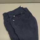 Essentials Slim Fit Khaki Pants for Men, 5-Pocket Stretch Twill 34W x 30L, Navy