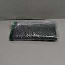 Premium Roll-Up Chess Board 20 Tournament Size  Soft Rubber Mousepad Material with Realistic Wood Grain Print, Washable & Non-Slip  Alphanumeric Notation, Outdoor/Travel Friendly (Black)