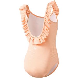 Angel season Girls Swimsuits One Piece Swimsuit Girls U-Back Teens Bathing Suits Swim Team Swimwear Fashionable Cute Summer Holiday Quick Dry for Beach Sport, Size 11-12, Orange
