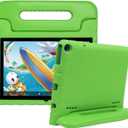 Kids Case for Onn 10.1 Tablet Gen 3 (2022 Model:100071485), with Handle EVA Foam Shockproof Washable Cover for Onn 10.1 Inch Android Tablet Gen 3 Case, for Adults, Children (Green)