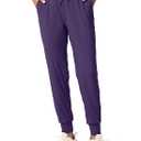 SANTINY Women's Joggers Pants Pockets Drawstring Running Sweatpants for Women Lounge Workout Jogging (Purple, XS)