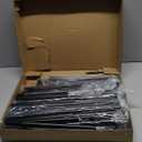 Shoe Rack 4 Tier Long Storage Organizer Wide Metal Shoe Shelf for Closet Entryway Black