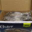 Oster Sangerfield 11-Inch Stainless Steel Everyday Cookware Pan with Steamer and Lid  Durable Nonstick Frying Skillet for Kitchen Cooking