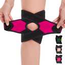 Guard X Wrap Around Knee Brace with Stabilizers, Adjustable Compression Support for Knee Pain, Arthritis & Meniscus Tear, Breathable Design for Injury Recovery, Workout, Sports 5XL