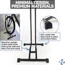 Revere Bike Stand Set of 2 Adjustable Bicycle Parking Rack for 2029 Inch Wheels, Fits Tires up to 2.6, Portable Powder-Coated Steel Bike Storage for Indoor & Outdoor Use