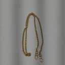 Oval Purse Chain Flat Gold Light Weight Crossbody Shoulder Strap Polished - (40" / 100cm)