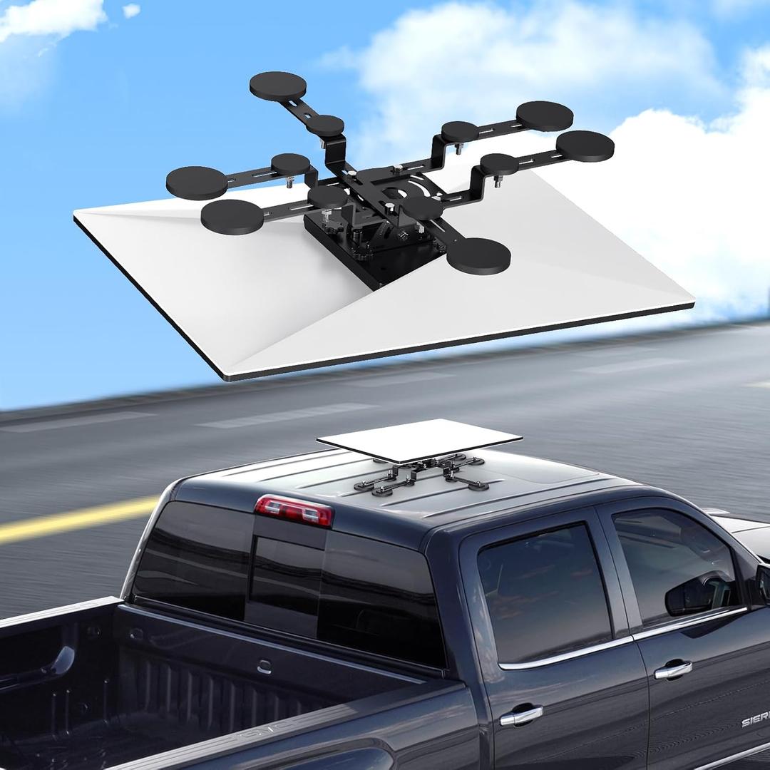 Starlink Standard 4/4x Mount, 20 Tilt Angle Adjustable & 60 Horizontal Rotation, 12 Magnetic Bases with 376lbs Suction Power Starlink Car Mount for Standard Gen 3 Dish