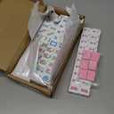 1.2American Mahjong Tile Set, 166 Mahjong Game Set with Pink Color (Tiles Only, No Racks and Other Accessories)