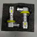 H11 H8 H9 Fog Lights, 20000LM 600% Brighter Wireless H11 Light for Off-Road Use or Fog Light,fanless Plug and Play