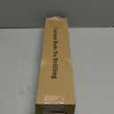 Curtain Rods No Drilling for Windows 48 to 84-96 Inch,5/8 Inch Diameter Drapey Pole with No Drill Curtain Rod Brackets,Renter Friendly Cortineros Para Ventanas with Adhesive Holder Black