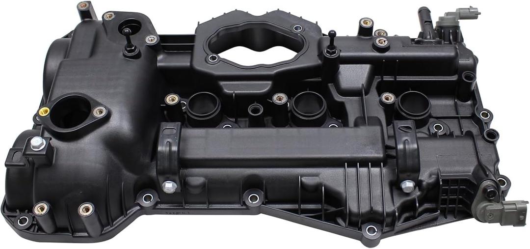 Left Engine Valve Cover Assembly for Hyundai Azera 2015-2017, Santa FE 2013-2018, Kia Sorento 2014-2018, Sedona 2015-2018 3.3L