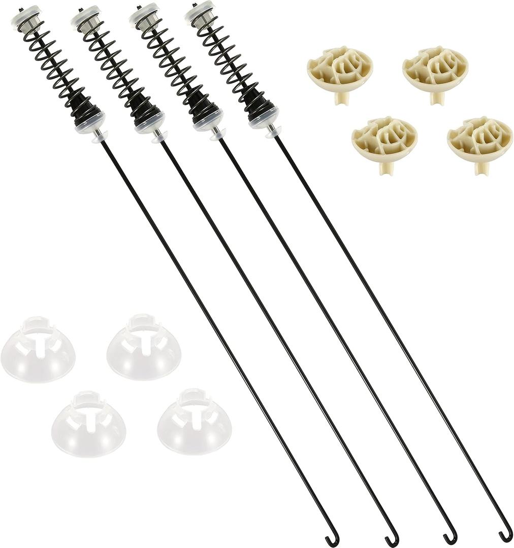 MVWC465HW2 MVWC465HW3 W11217817 Washer Suspension Rod Kit 26.45 inch Fit for May-tag and Whirl-pool Washing Machine MVWC465HW0 WTW4955HW2 MVWC465HW4 MVWC465HW1 4KMVWC410JW0 4KMVWC410JW1