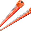 3 x Spider Farmer SUPP-R60 660nm Deep Red Supplemental Light Bars 35.4" | 60W Red Grow Light With 176 Dense LEDs Array For Indoor Plants, Daisy Chain Commercial Vertical Farming, Grow Tents