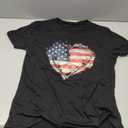 Women American Flag Shirts USA Flag Stars Stripes Graphic Blouse Patriotic Shirt 4th of July T Shirt Summer Tops Tee 10