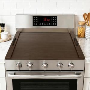 Noodle Board Stove Cover with Handles, Wood Stove Top Covers for Electric Stove, Gas Stove Top