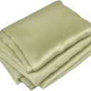 Satin Tablecloth Home Table Cover Wedding Banquet Birthday Cloths for Dining Room for Wedding Banquet Table Decoration(Light Brown,Round275cm)