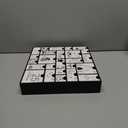 Juegoal Advent Calendar, 11.8'' Black Wooden Advent Calendars with 25 Storage Drawers Countdown to Christmas 2025, Christmas Advent Holiday Decor