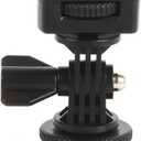 BGNing 1/4" Mini Ball Head Cold Shoe Mount Adapter Base Mount 1/4 Screw Adapter for DLSR Camera Cage Rig Monitor Flash Fill Light Bracket Photography Accessories (Type A)