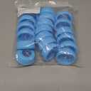 Blue Baby Bottle Nipples 20-Pack  Universal Fit, BPA-Free, Anti-Colic Design for Newborns, Infants, and Toddlers (20 Count, Pack of 1, Slow Flow)