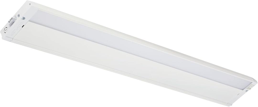 Kichler 4U Series 30" 120V LED Under Cabinet Light in White, 3000K, (30" L x 4.5" W x 1" H), 4U30K30WHT